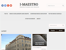 Tablet Screenshot of i-maestro.org
